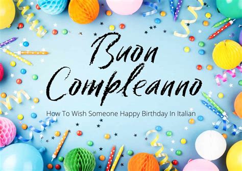 happy birthday images in italian.